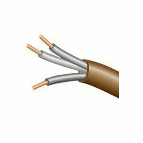 Coleman Cable Thermostat Wire, 18 AWG Wire, 3-Conductor, Copper Conductor, Polypropylene Insulation, PVC Sheath, 150 V 553036607 THJKTD